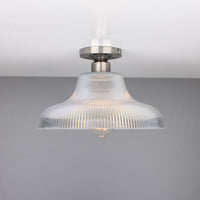 Mono 30cm Railway Flush Fitting Ceiling Light