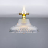 Mono 30cm Railway Flush Fitting Ceiling Light