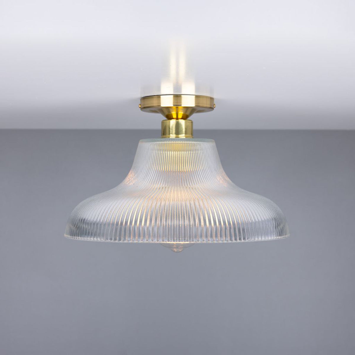 Mono 30cm Railway Flush Fitting Ceiling Light