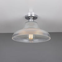 Mono 30cm Railway Flush Fitting Ceiling Light