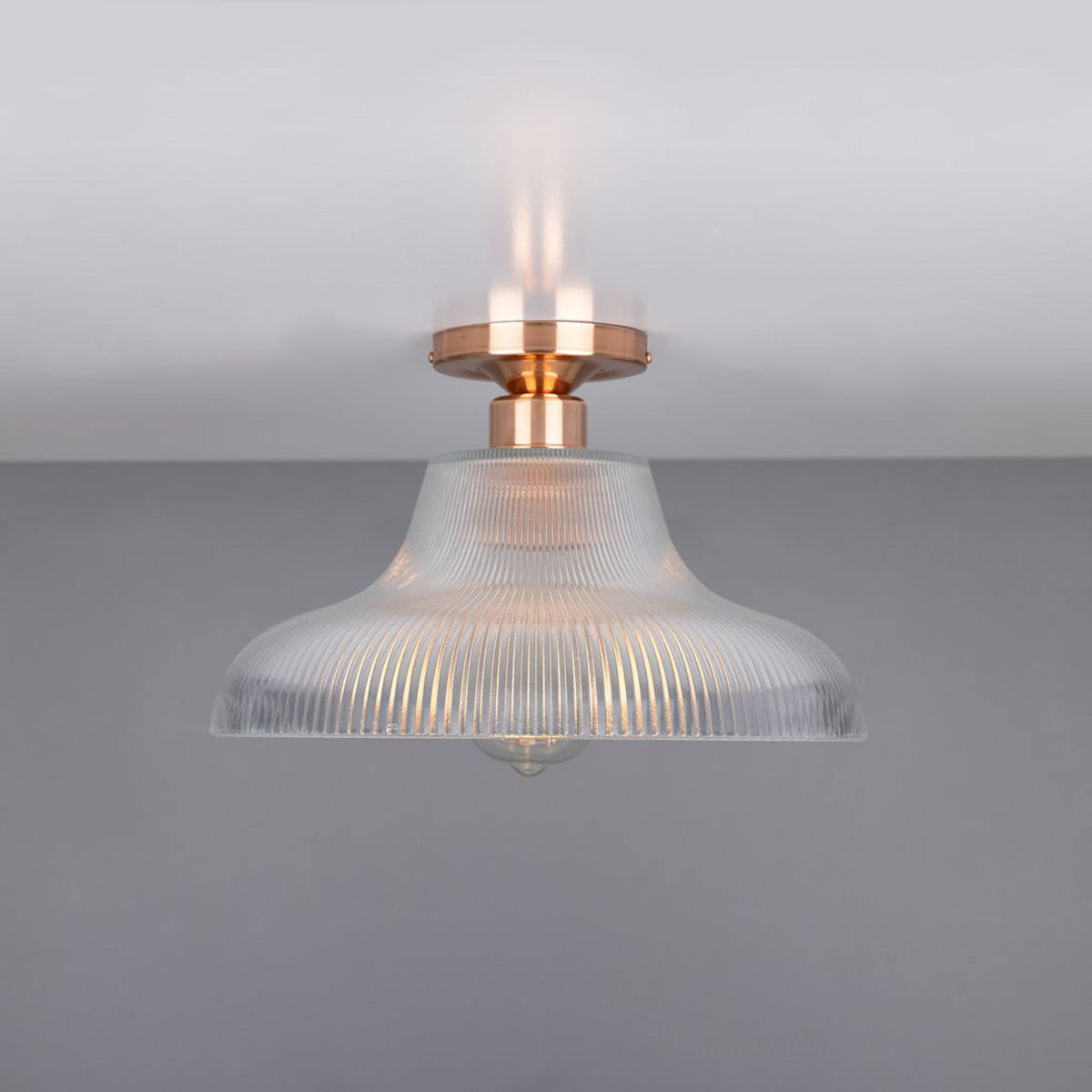 Mono 30cm Railway Flush Fitting Ceiling Light