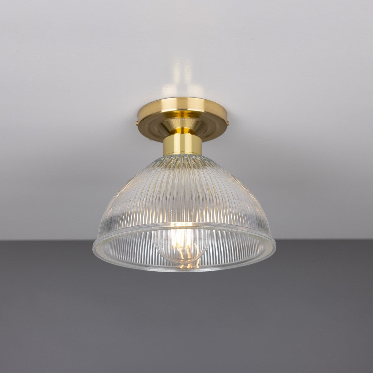 Erbil Prismatic Flush Ceiling Fitting