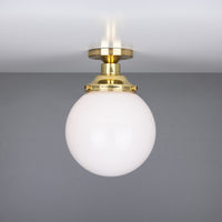 Yerevan 7.75" Globe Ceiling Light