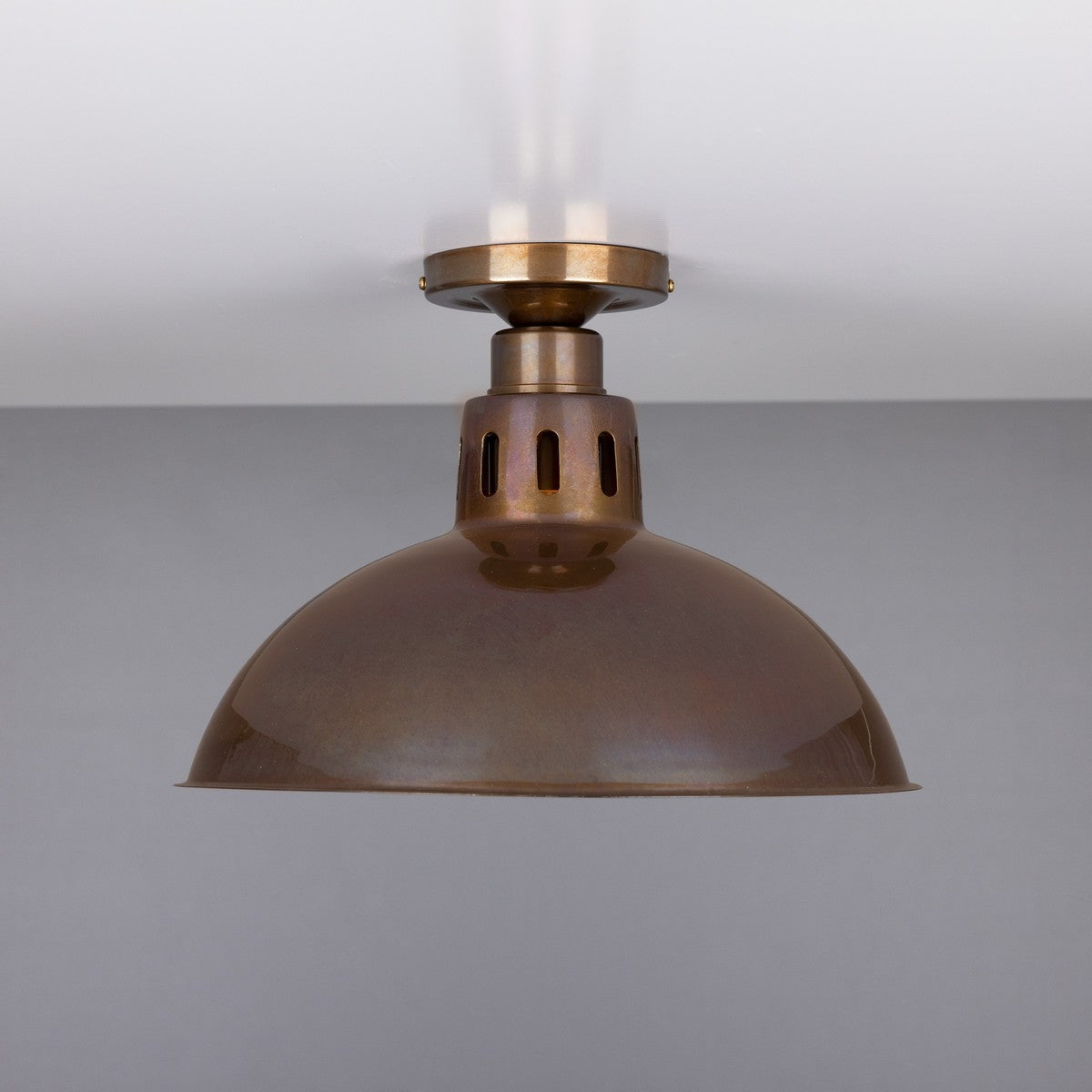 Paris Industrial Brass Ceiling Fitting