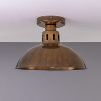 Paris Industrial Brass Ceiling Fitting
