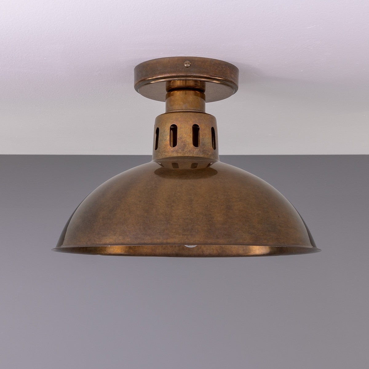 Paris Industrial Brass Ceiling Fitting