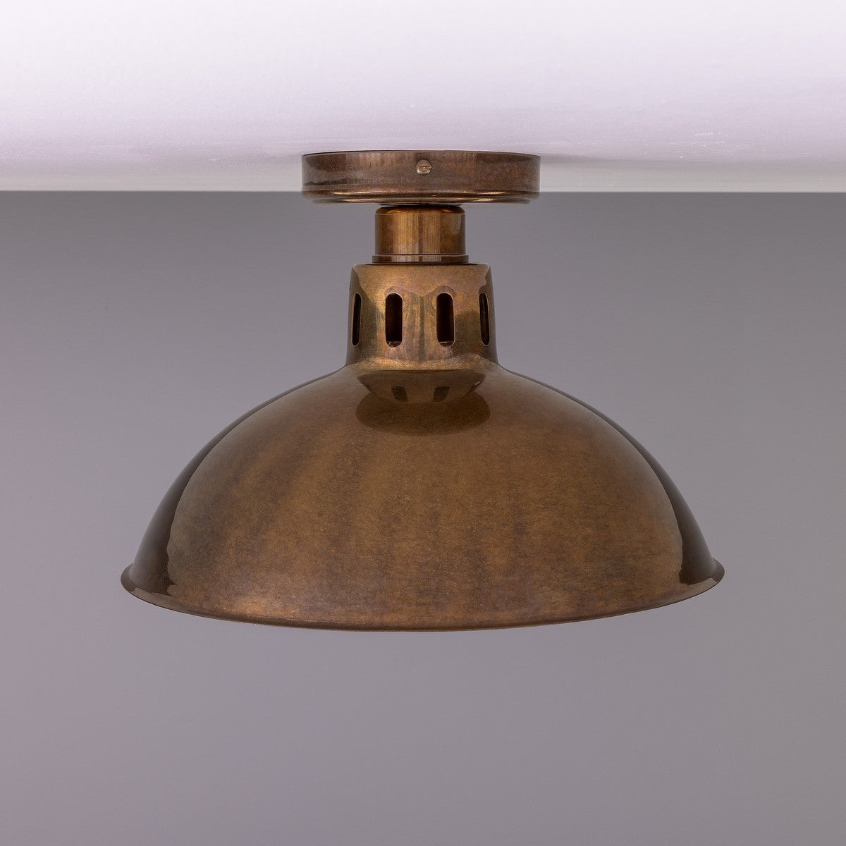 Paris Industrial Brass Ceiling Fitting