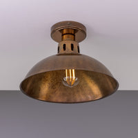 Paris Industrial Brass Ceiling Fitting