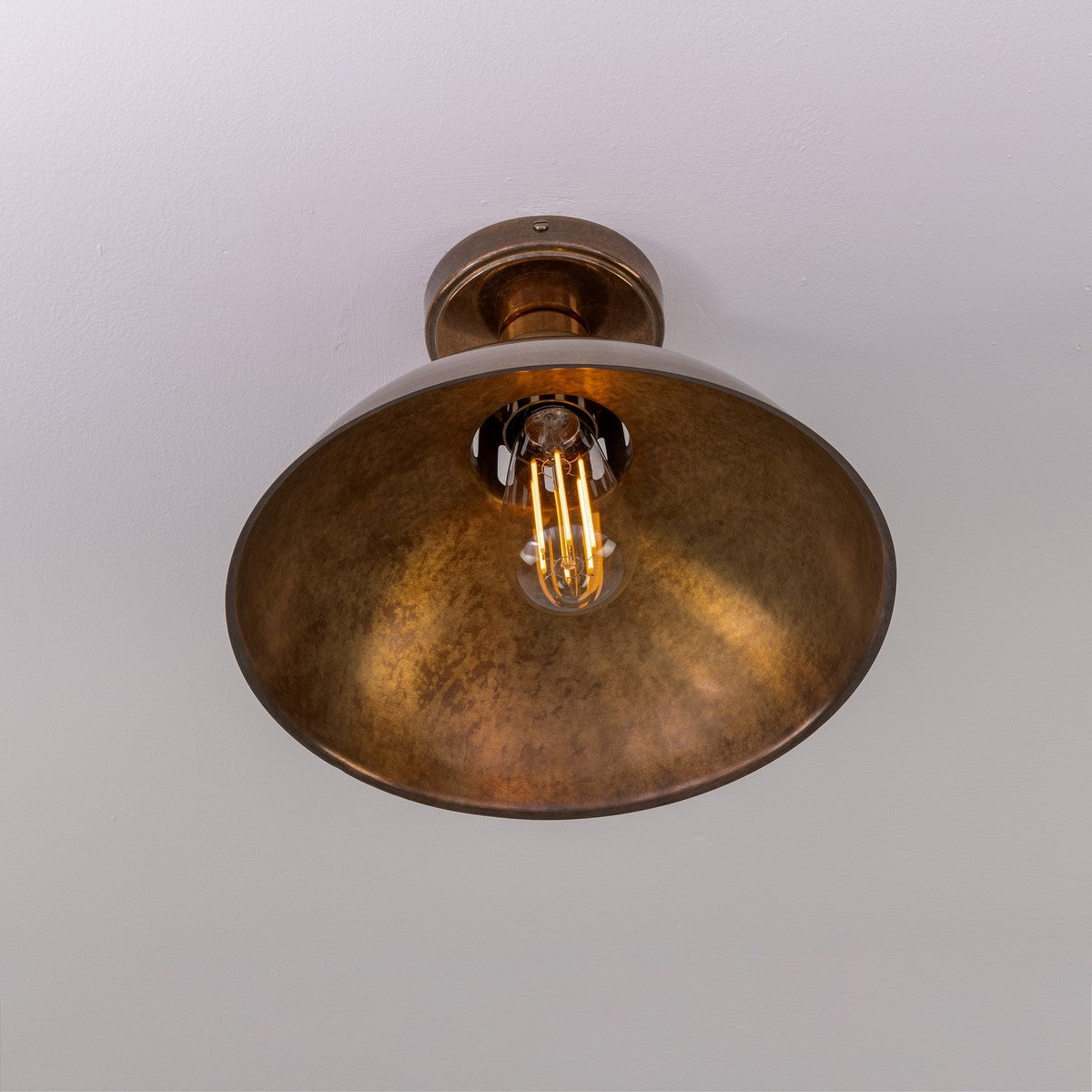 Paris Industrial Brass Ceiling Fitting