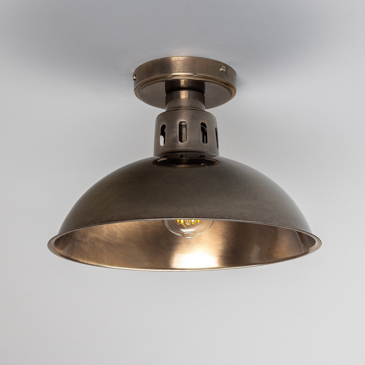 Paris Industrial Brass Ceiling Fitting