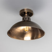 Paris Industrial Brass Ceiling Fitting