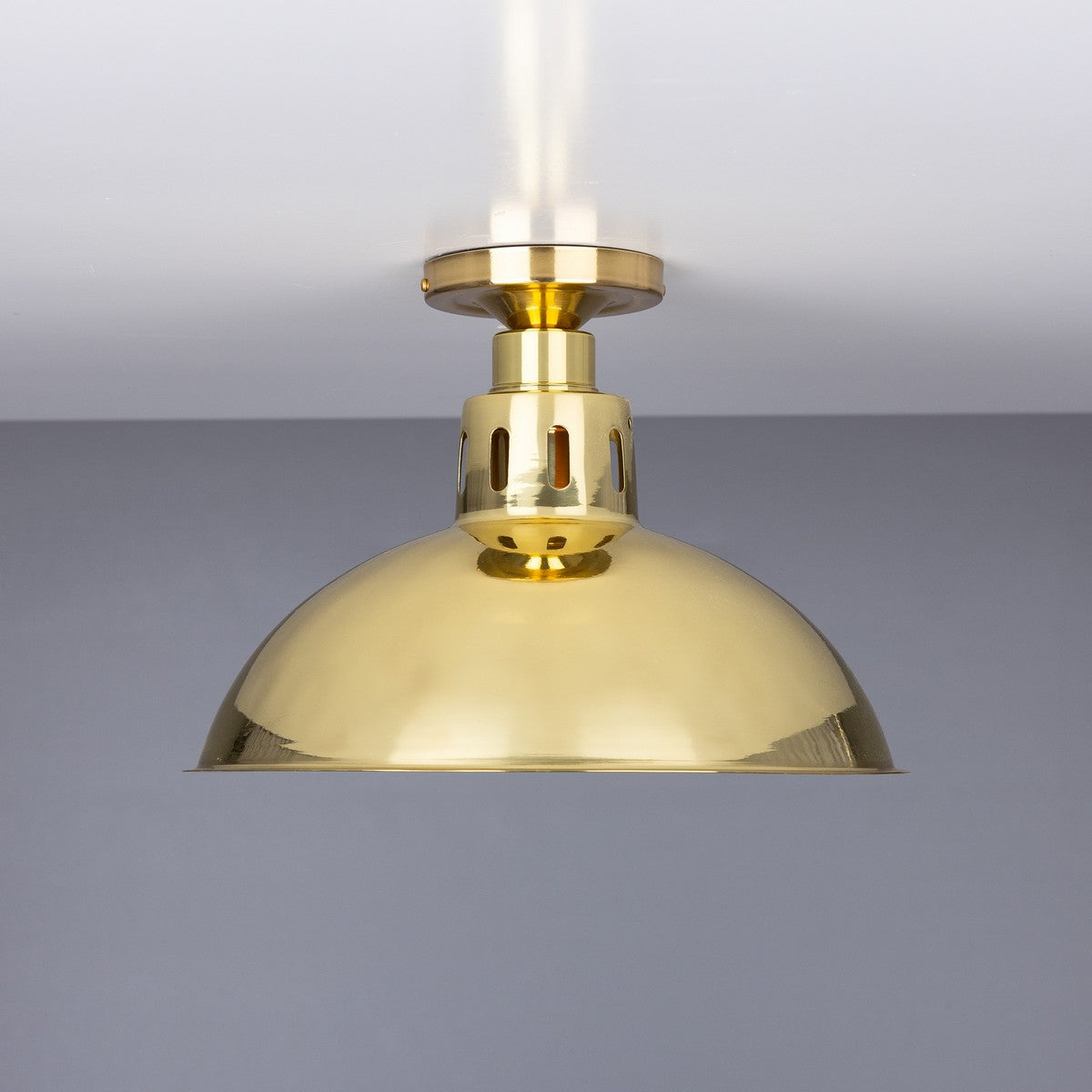 Paris Industrial Brass Ceiling Fitting