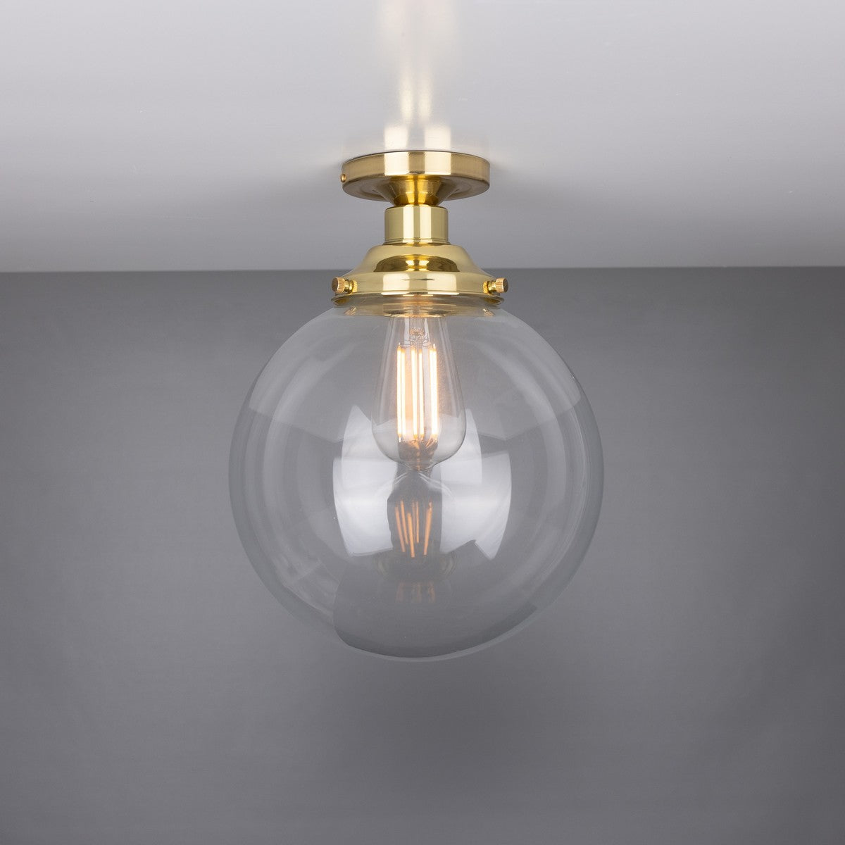 Paris Industrial Brass Ceiling Fitting