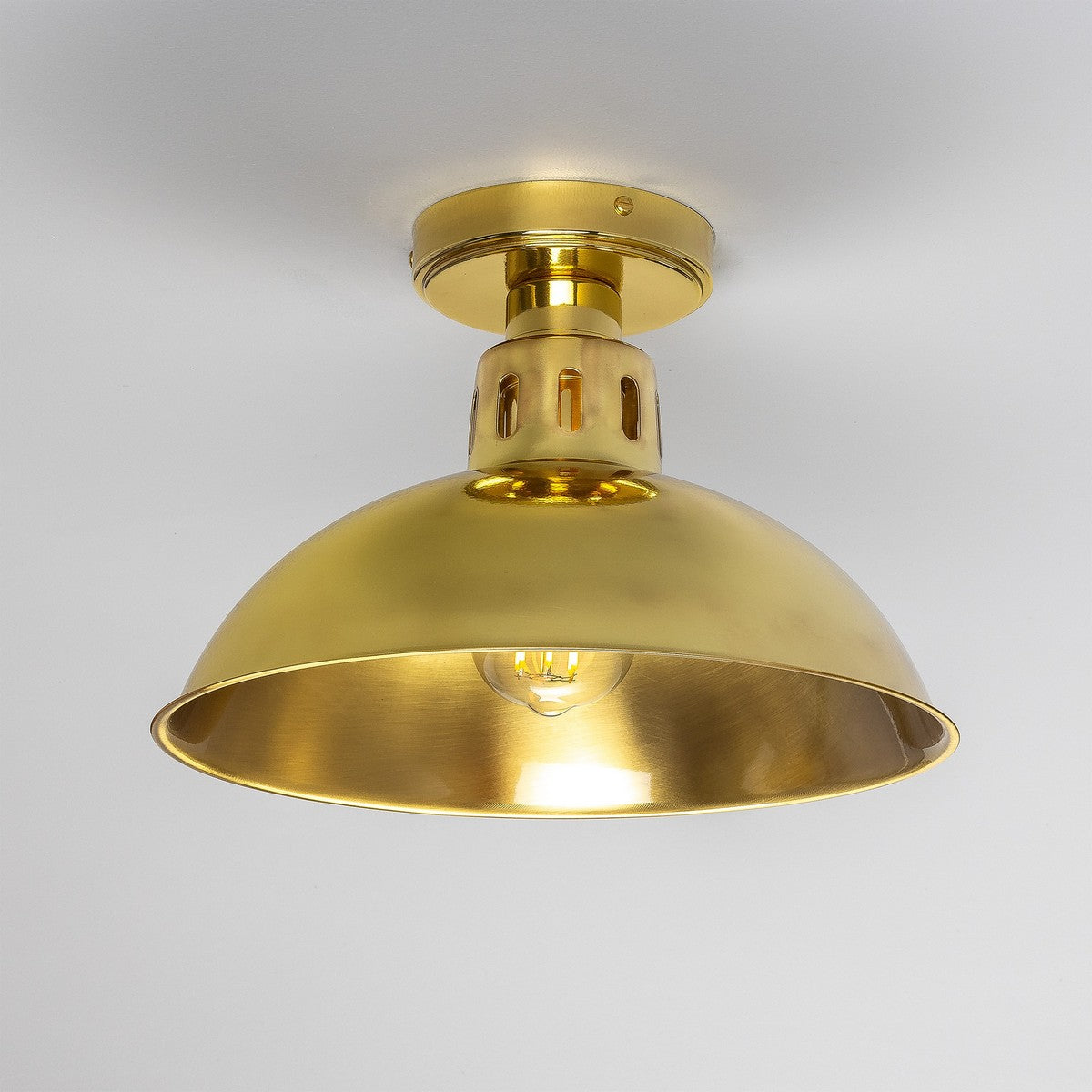 Paris Industrial Brass Ceiling Fitting