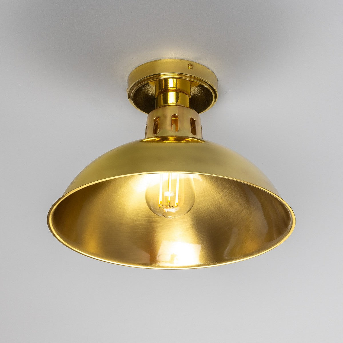 Paris Industrial Brass Ceiling Fitting