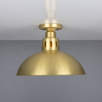 Paris Industrial Brass Ceiling Fitting