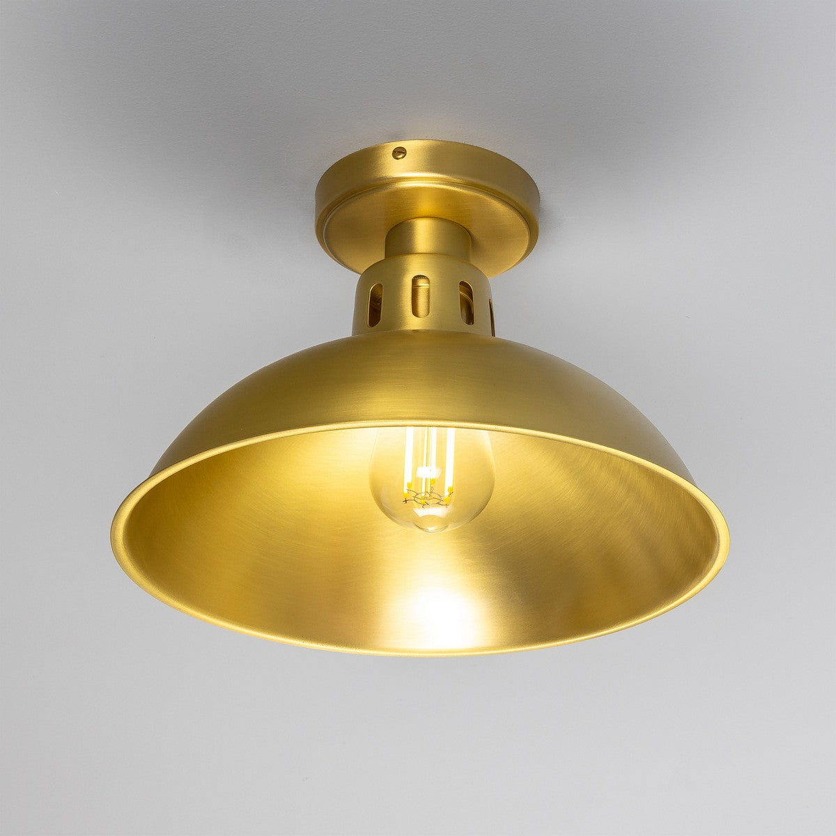 Paris Industrial Brass Ceiling Fitting