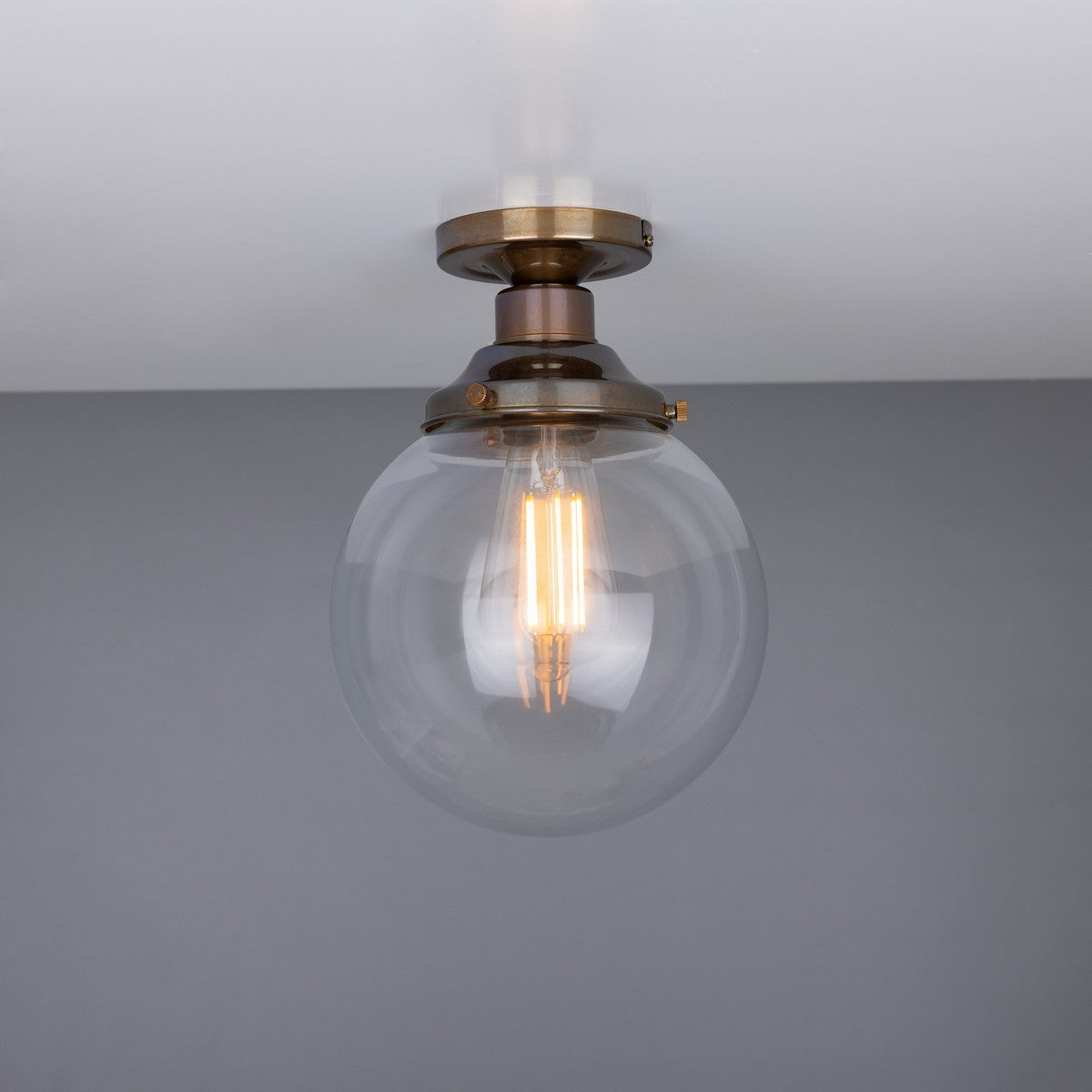 Riad 7.75" Globe Ceiling Light