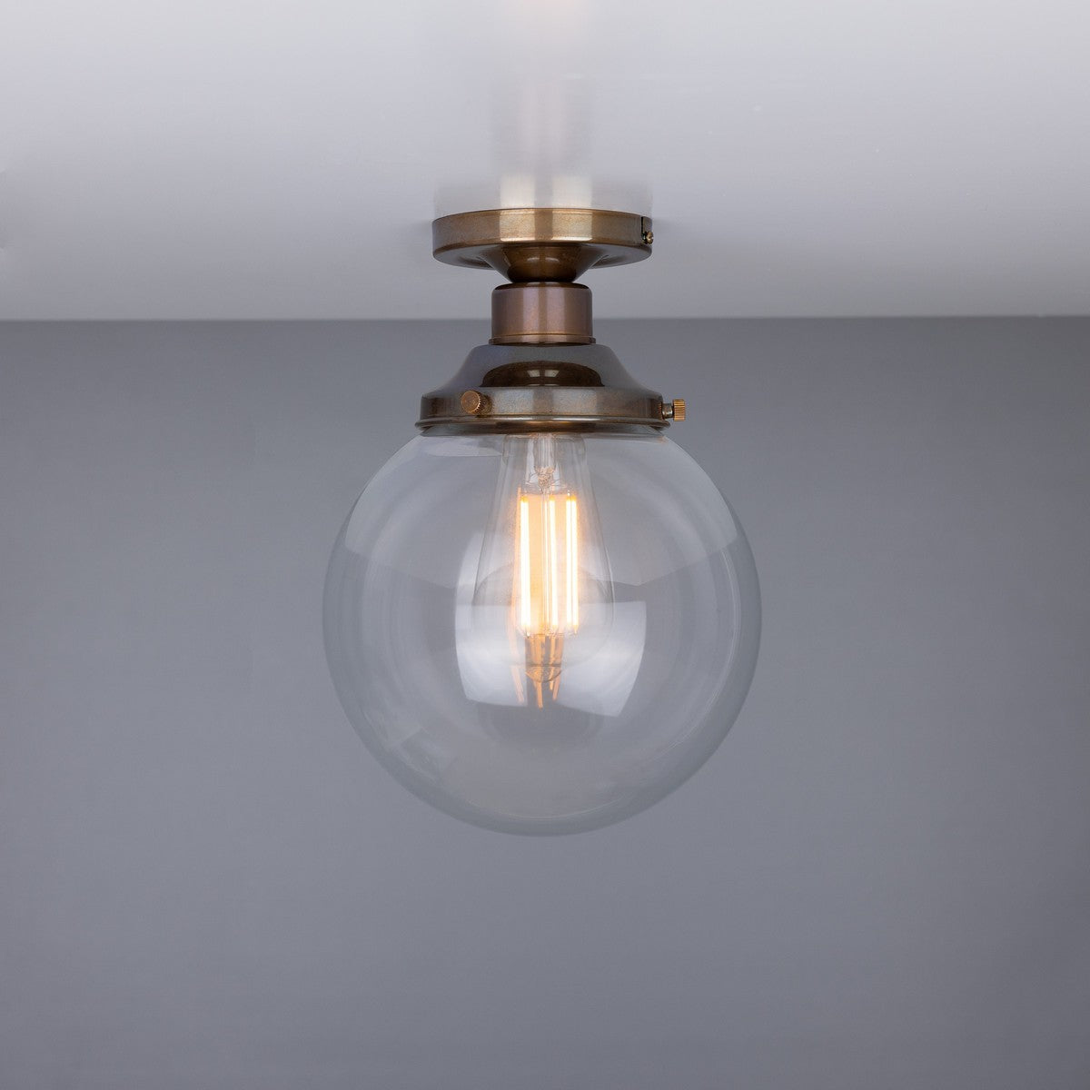 Riad 7.75" Globe Ceiling Light