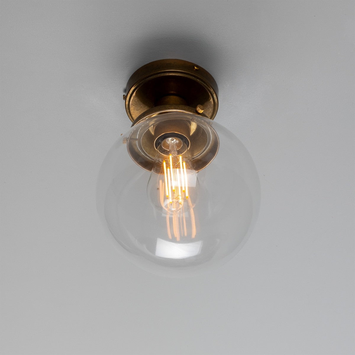 Riad 7.75" Globe Ceiling Light