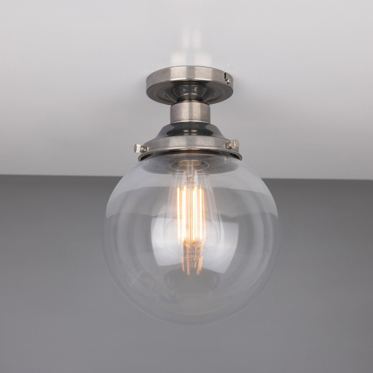 Riad 7.75" Globe Ceiling Light