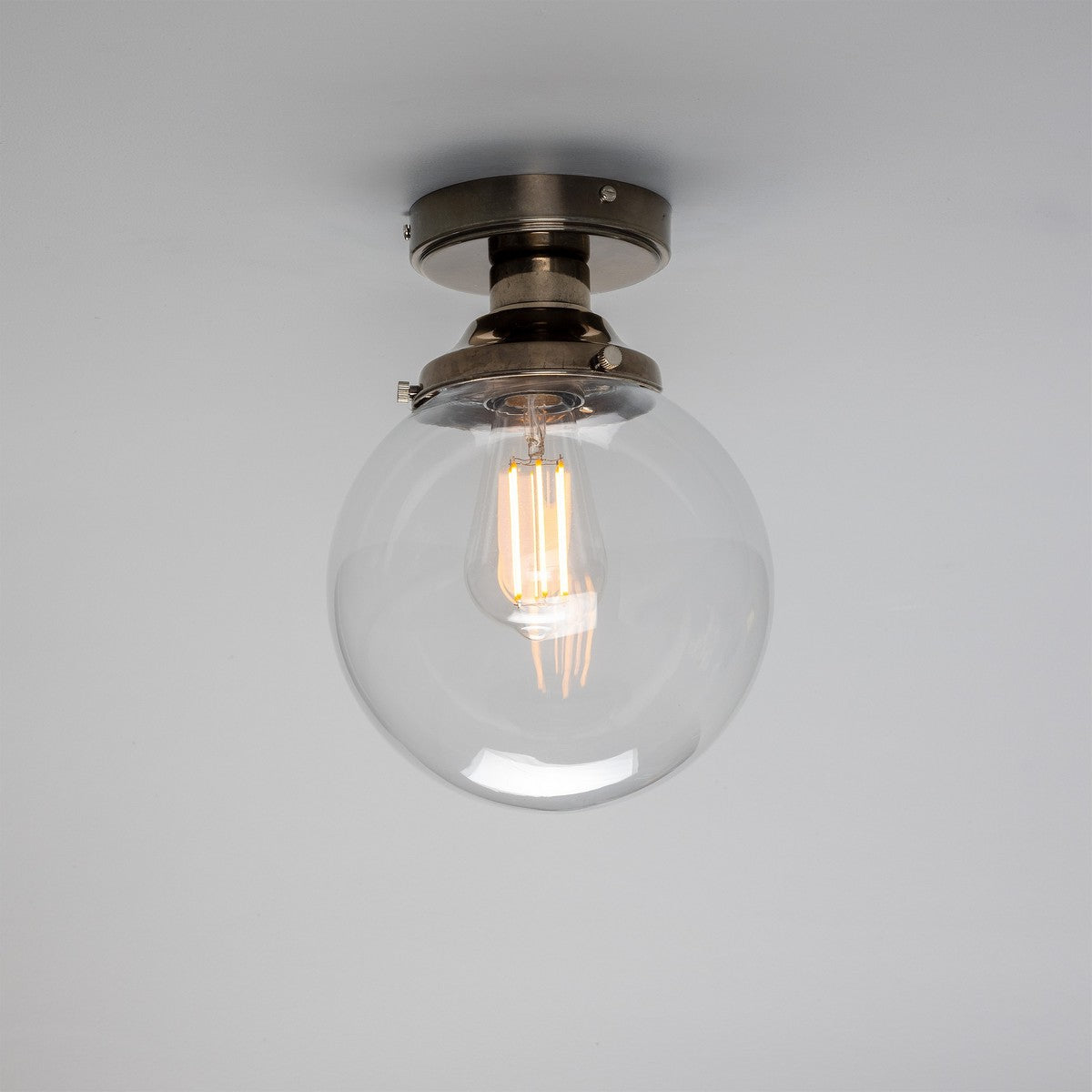 Riad 7.75" Globe Ceiling Light