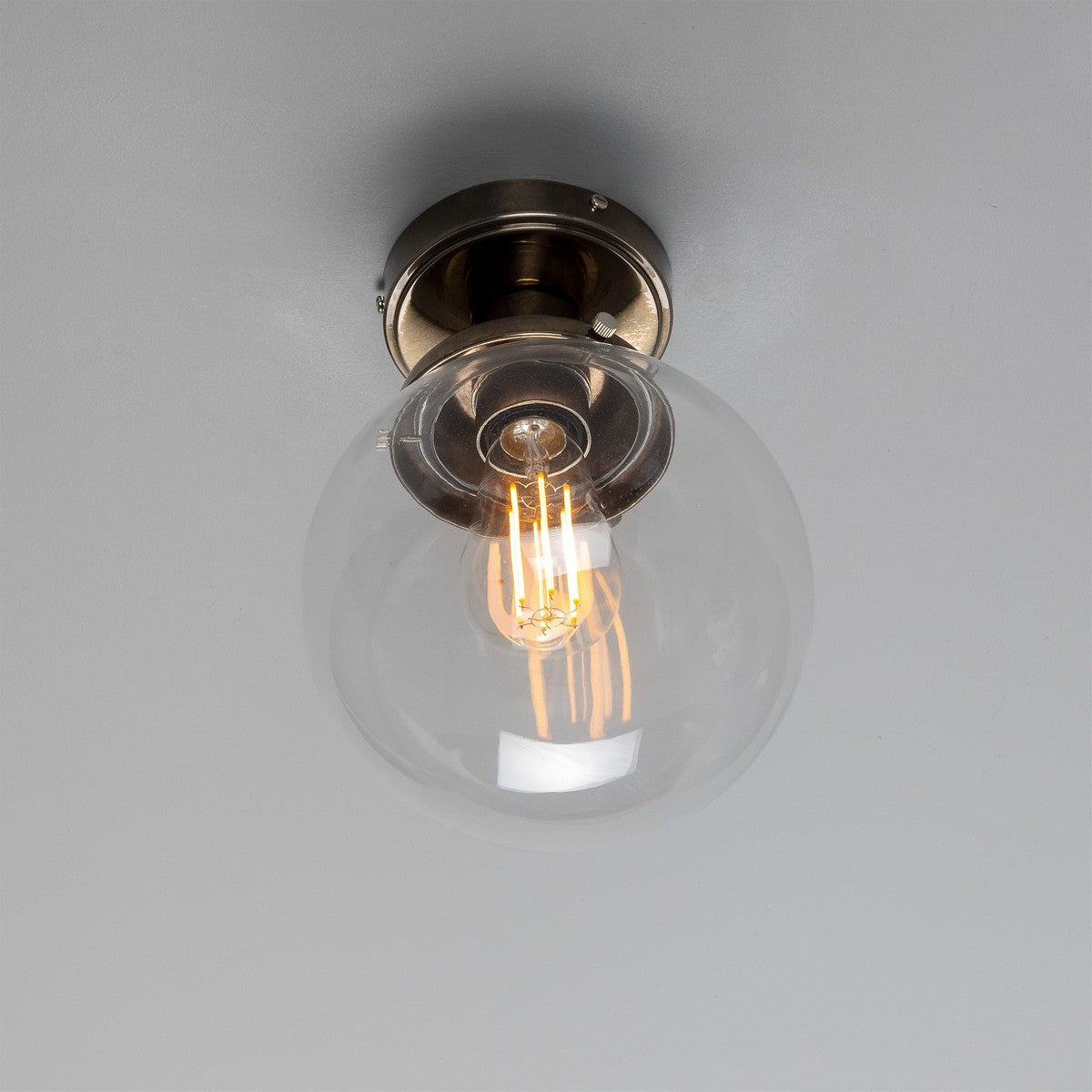 Riad 7.75" Globe Ceiling Light