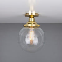 Riad 7.75" Globe Ceiling Light
