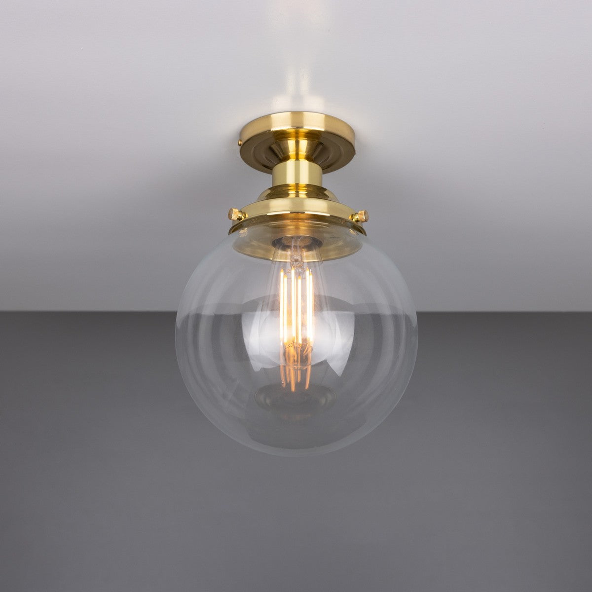 Riad 7.75" Globe Ceiling Light