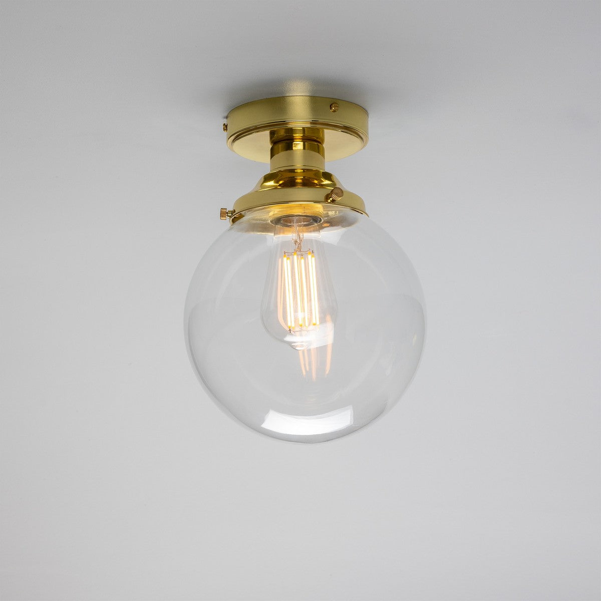 Riad 7.75" Globe Ceiling Light