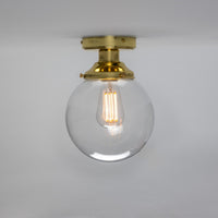 Riad 7.75" Globe Ceiling Light