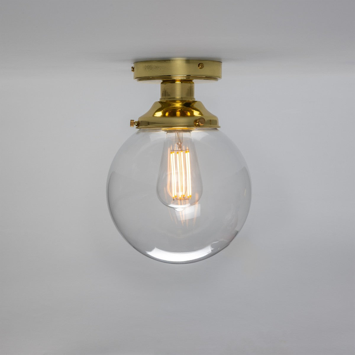 Riad 7.75" Globe Ceiling Light