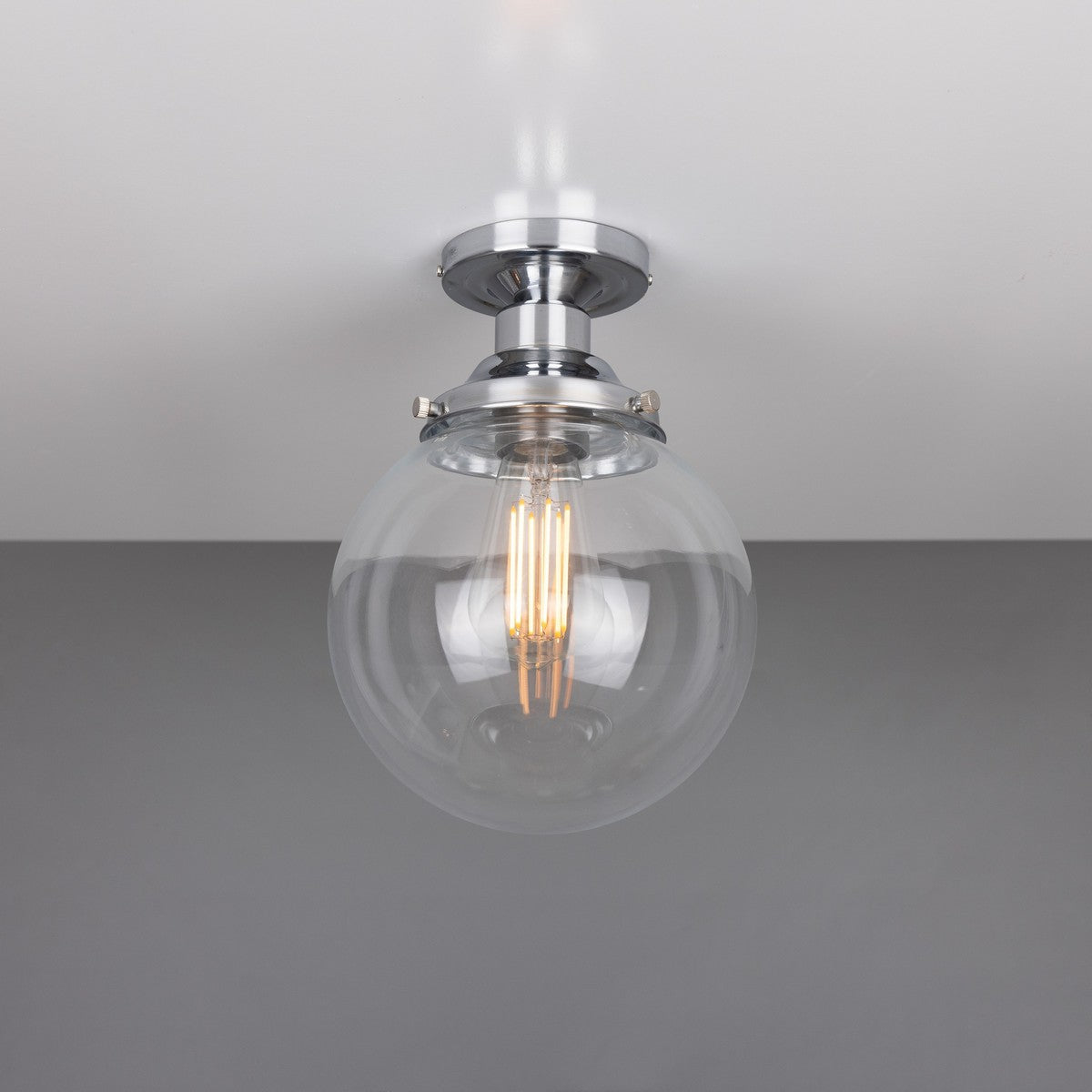 Riad 7.75" Globe Ceiling Light