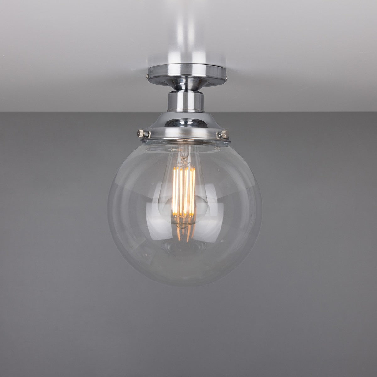 Riad 7.75" Globe Ceiling Light