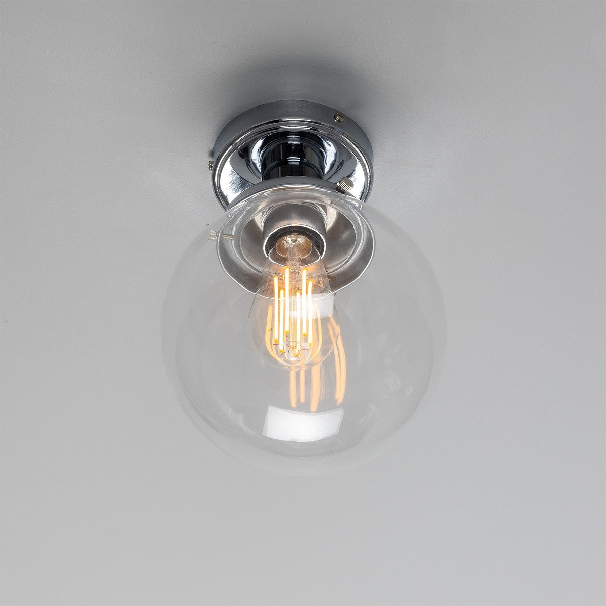 Riad 7.75" Globe Ceiling Light