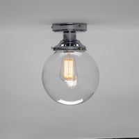 Riad 7.75" Globe Ceiling Light
