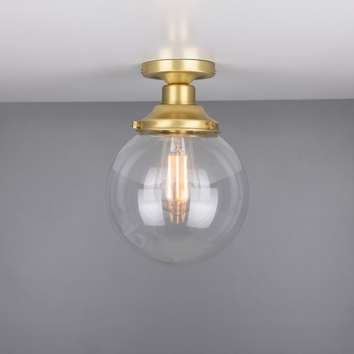 Riad 7.75" Globe Ceiling Light