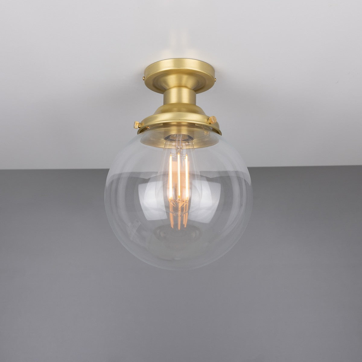 Riad 7.75" Globe Ceiling Light