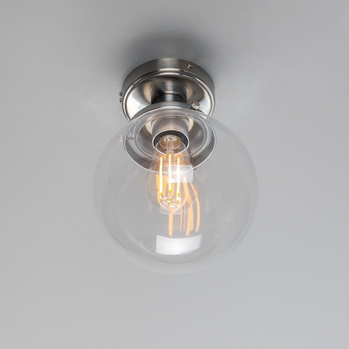 Riad 7.75" Globe Ceiling Light