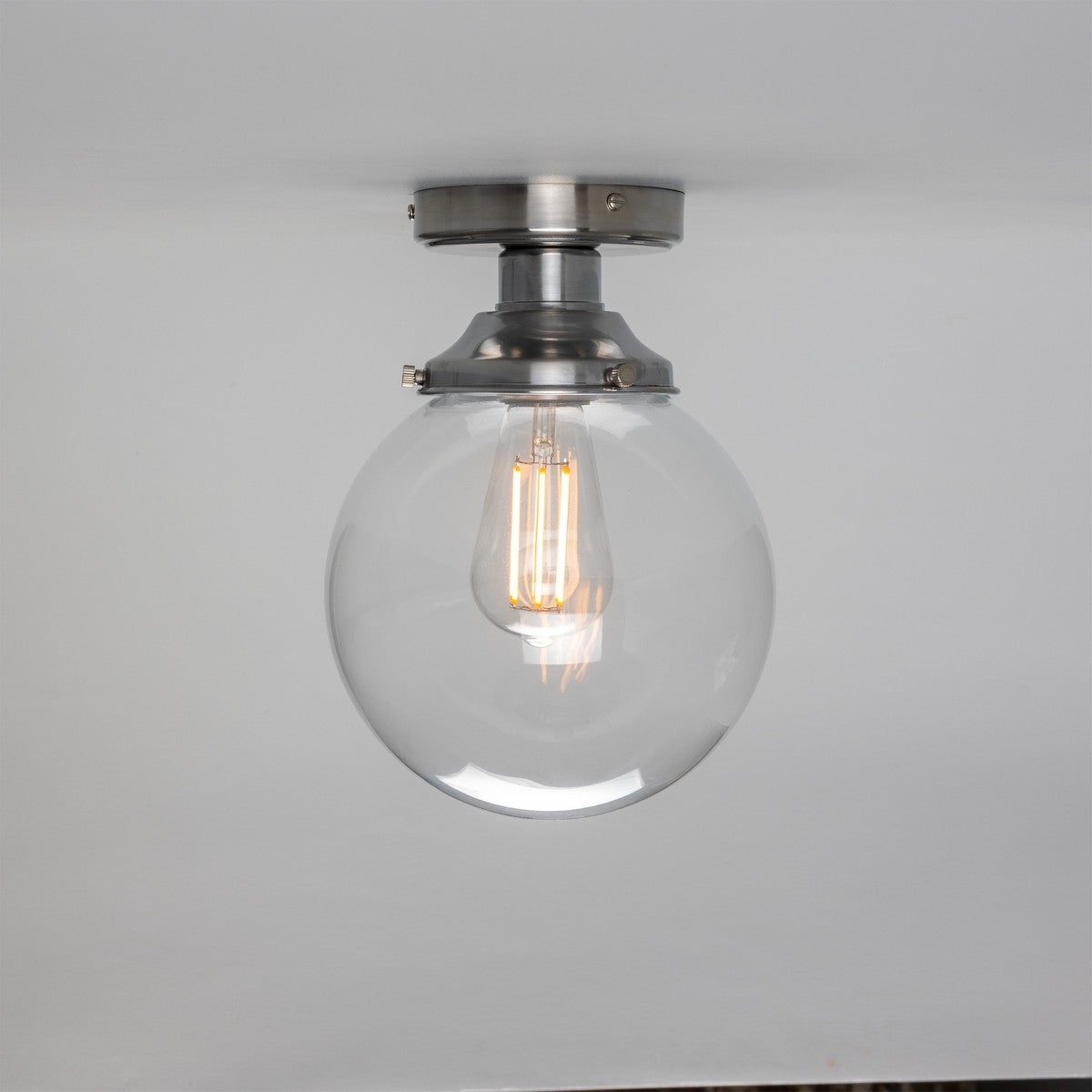 Riad 7.75" Globe Ceiling Light
