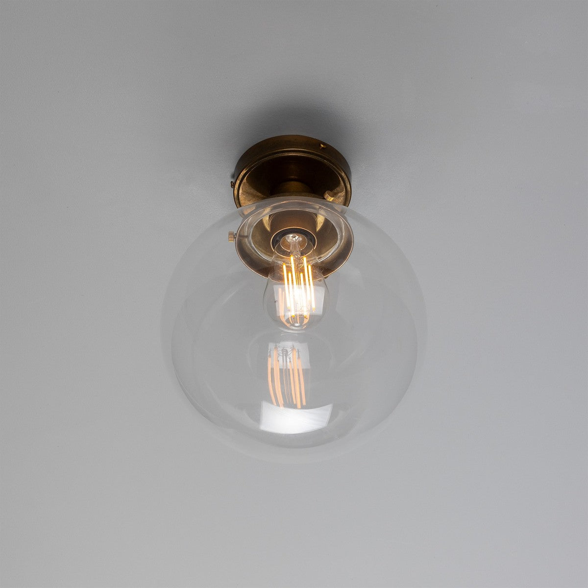 Riad 9.75" Globe Ceiling Light