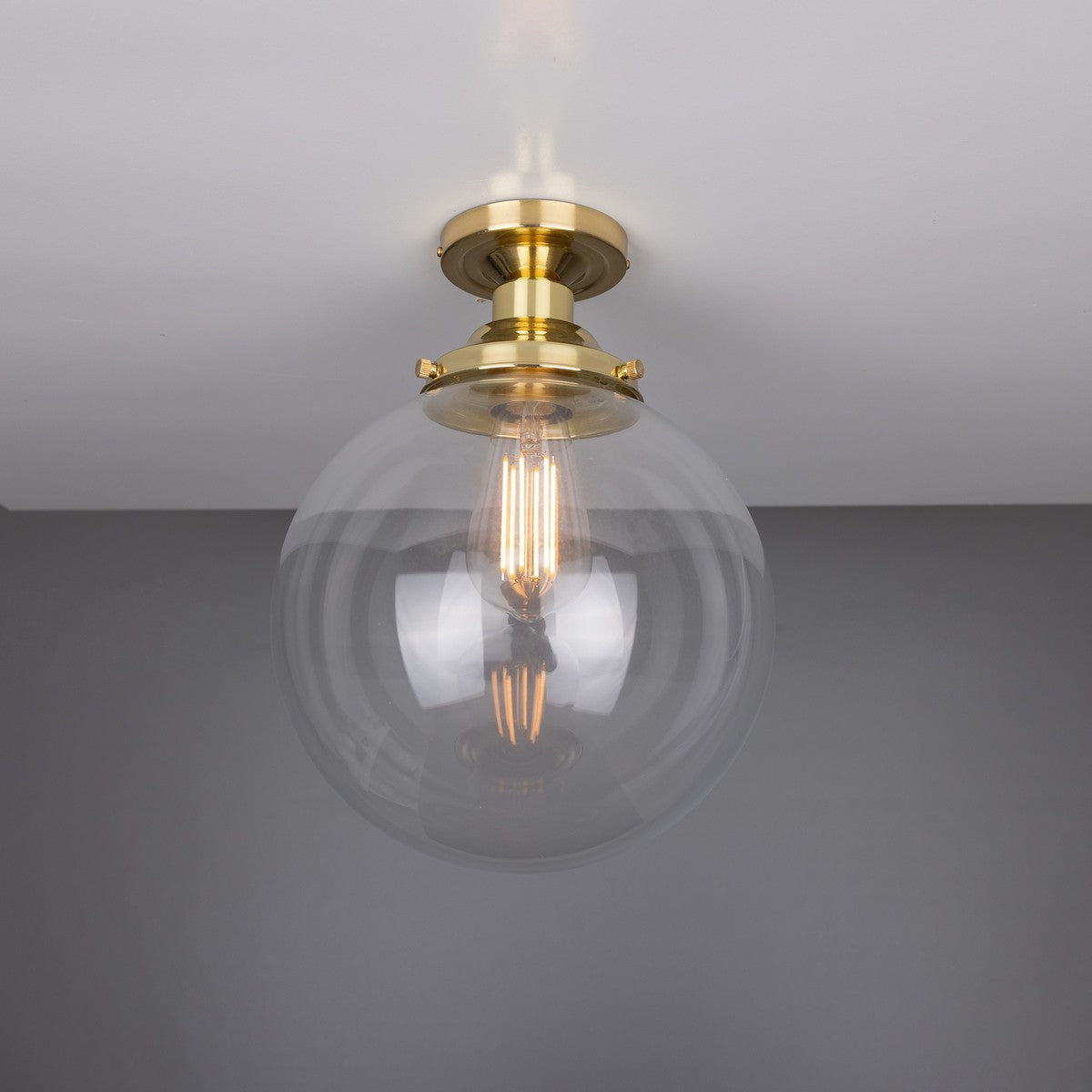 Riad 9.75" Globe Ceiling Light