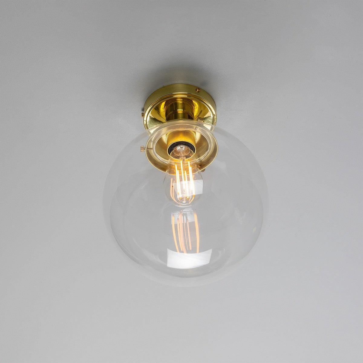 Riad 9.75" Globe Ceiling Light
