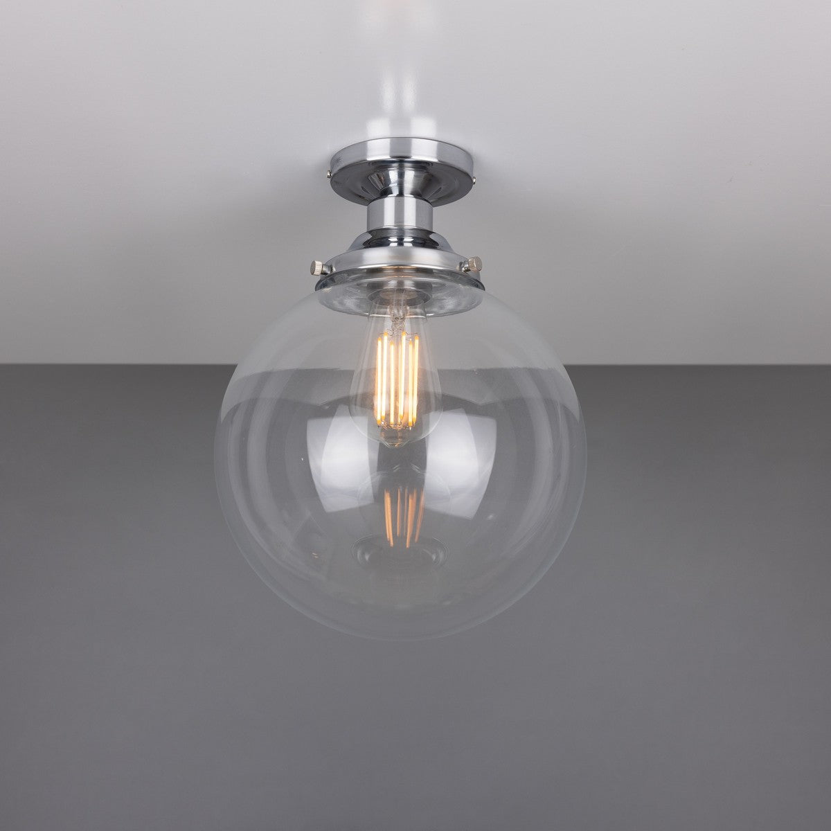 Riad 9.75" Globe Ceiling Light