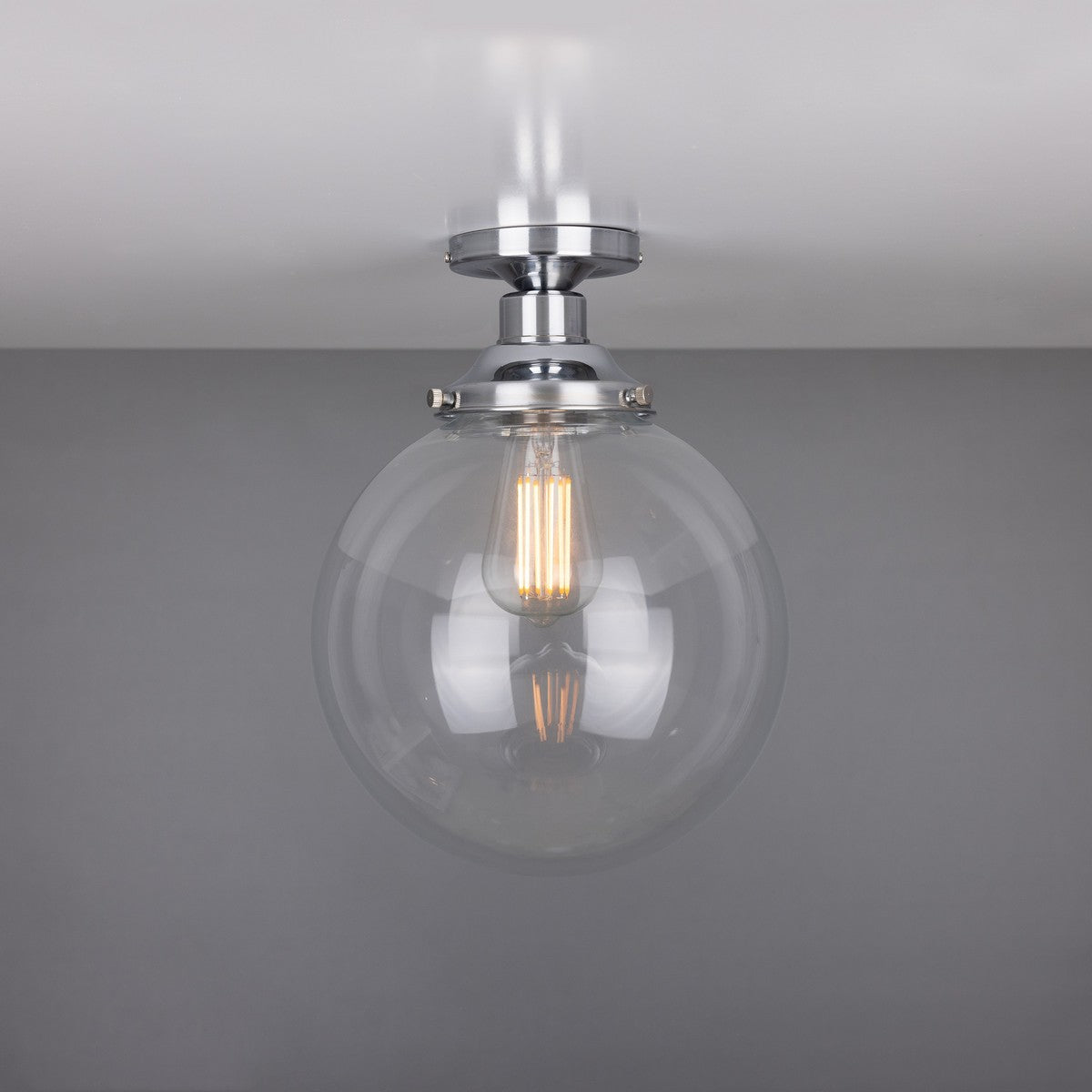 Riad 9.75" Globe Ceiling Light