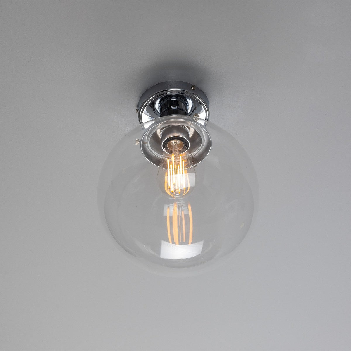 Riad 9.75" Globe Ceiling Light