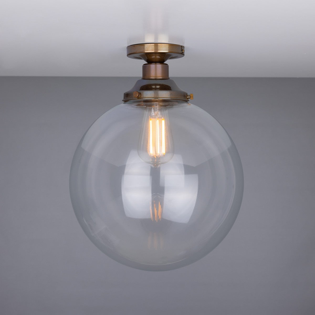 Riad 11.75" Globe Ceiling Light