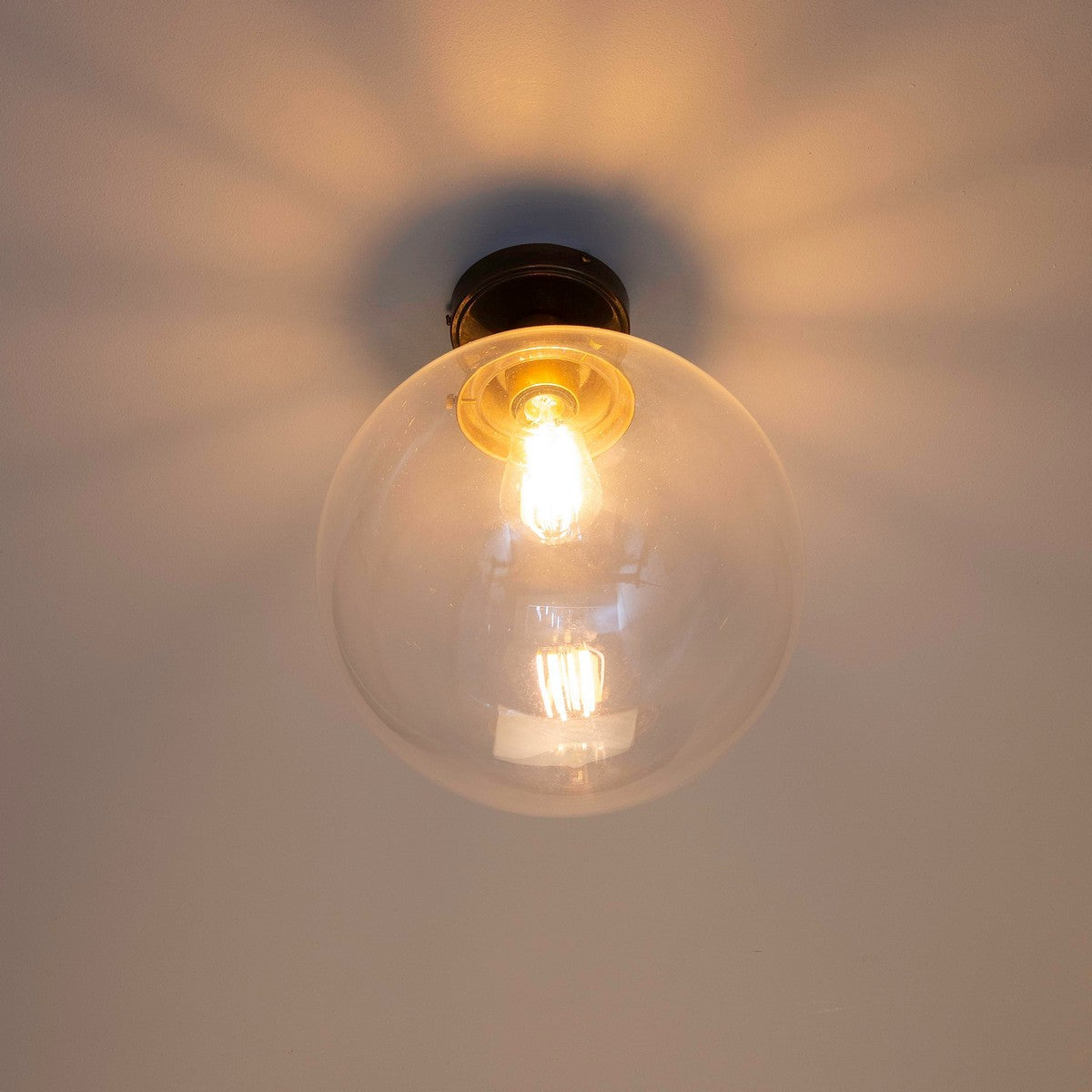 Riad 11.75" Globe Ceiling Light