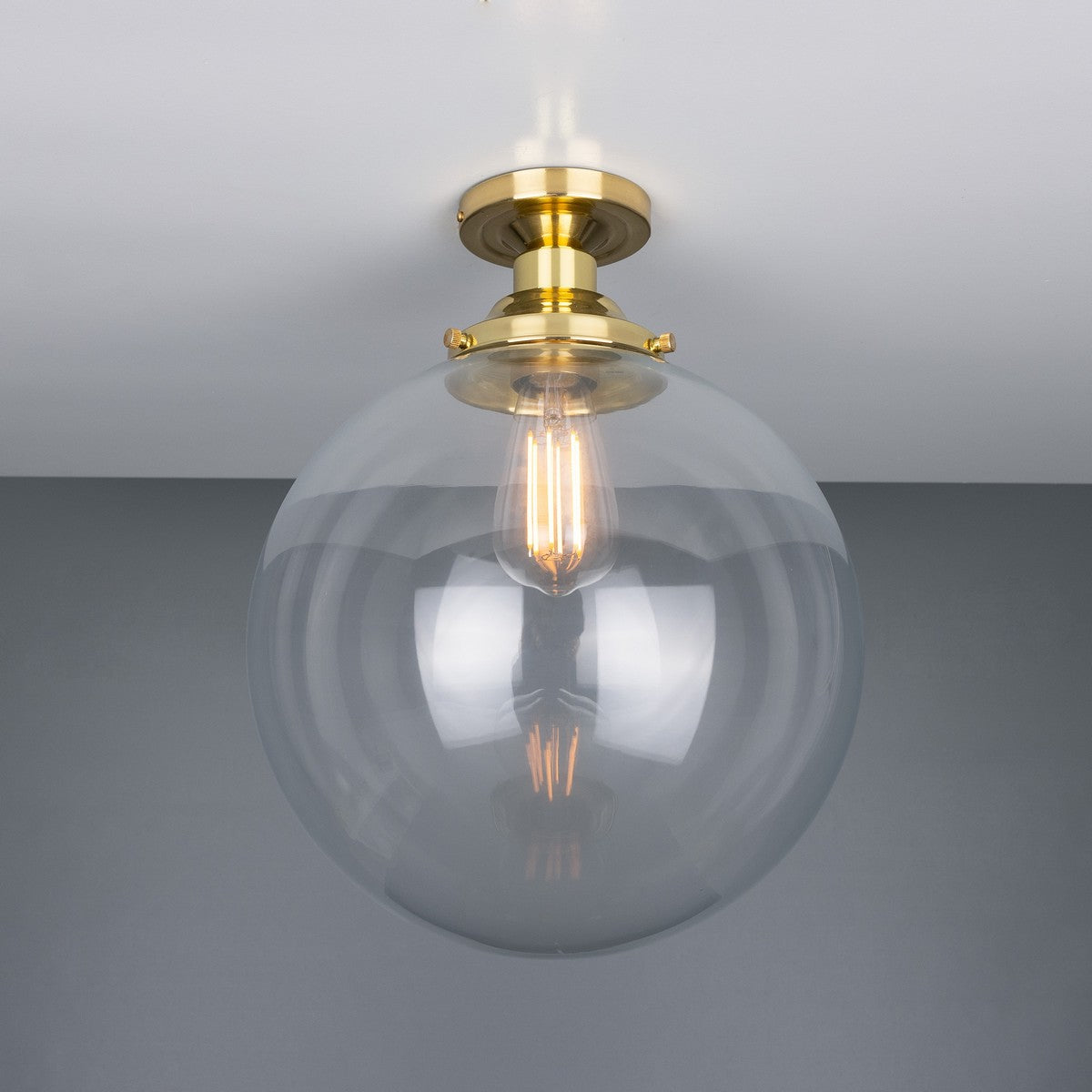Riad 11.75" Globe Ceiling Light