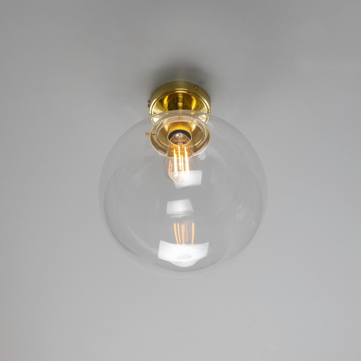 Riad 11.75" Globe Ceiling Light